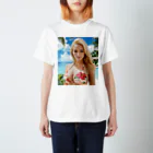 Super CrystalのAI Blonde Model スタンダードTシャツ