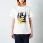 KVM｜kitten ＊ venetian-maskの仮面のラガマフィン｜女神 + テキスト ① Regular Fit T-Shirt