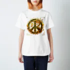 亀蘭タマムシの各国文字「平和」「幸福」 Regular Fit T-Shirt
