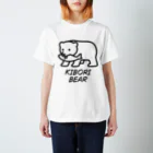 02/02.の木彫bear Regular Fit T-Shirt