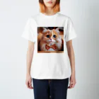 ねこちゃんが大好きなのです。のラブリーな猫ちゃん♪ Regular Fit T-Shirt