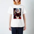 白蒼羽のガーターベルトとオフショルダー女子003 Regular Fit T-Shirt