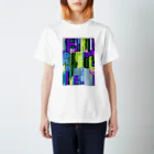 SHINY11のPurple cityscape スタンダードTシャツ