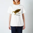 HemipteLoverのタガメTシャツ(文字入り) スタンダードTシャツ