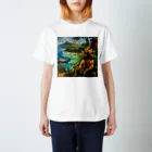 AQUAMETAVERSEのジャマイカ・ブルーマウンテン　Tomoe bb 2712 Regular Fit T-Shirt