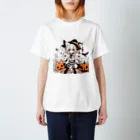 Fox_d.ogのFoxgirl.halloween.1 スタンダードTシャツ