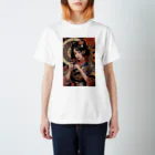 Omaniの浮世絵風美女 Regular Fit T-Shirt