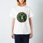 leisurely_lifeのSilent Forest Deer Regular Fit T-Shirt