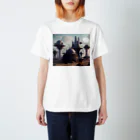 goblinakiyamaの未来風景 01 Regular Fit T-Shirt