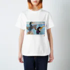 ひたちアートプロジェクト　Hitachi Art Projectの第8回公募展　ウミウが大好きな日立の海 Regular Fit T-Shirt