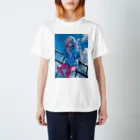 sakidetectivefxの音楽聞くサキ スタンダードTシャツ