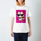 大江戸花火祭りのInariFox CharmMagic～稲荷の狐4 Regular Fit T-Shirt