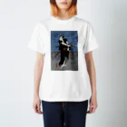 PALA's SHOP　cool、シュール、古風、和風、の大井川の堤防での戦い(切り抜き) 歌川国芳 1847-1848年 Regular Fit T-Shirt
