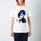 KUSUZINIA'S SHOPのSmoking Lady (Ver.2) Regular Fit T-Shirt