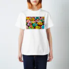 HappyFaceMarketのカップケーキ中毒アディクション Regular Fit T-Shirt