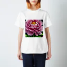 yukki1975のピクセルアートの5月_芍薬 Regular Fit T-Shirt