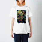 Blue planetのvol.4 glitch スタンダードTシャツ