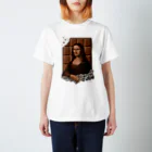 松井光雲の板チョコの上で微笑むモナリザ Regular Fit T-Shirt