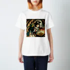 浮世絵愛の宝箱x女子高校生 Regular Fit T-Shirt