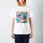 yozoraniyumeoの魔法サーファー少女 Regular Fit T-Shirt