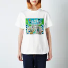 YOKO KOBAYASHIのラチェット♡Happybirthday＆猫の日記念 スタンダードTシャツ