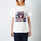 yos-1292583のねこニコばん Regular Fit T-Shirt