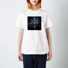 PEACE＆GOLDの天才ニコラ・テスラの数式図形アート Regular Fit T-Shirt