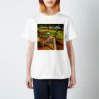 ならばー地亜貴(c_c)bのあごのせ奈良の鹿 Regular Fit T-Shirt