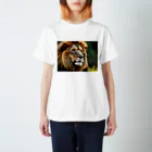 ジャパネットケフィアの 百獣の王ライオン スタンダードTシャツ