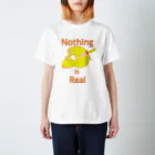 『NG （Niche・Gate）』ニッチゲート-- IN SUZURIのNothing Is Real.（黄色） スタンダードTシャツ