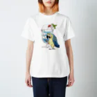 ねんこね。未来子のルリコンゴウインコ Regular Fit T-Shirt