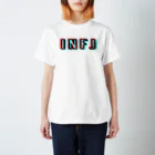 流行語Tシャツ倶楽部の【MBTIシリーズ】INFJ Tシャツ[白] Regular Fit T-Shirt