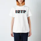 流行語Tシャツ倶楽部の【MBTIシリーズ】INTP Tシャツ[白] Regular Fit T-Shirt