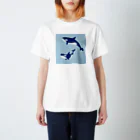 cerita-turのなかよしシャチ Regular Fit T-Shirt