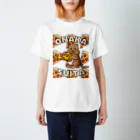 Quokka houseのONAKA SUITA -quokka pizza- Regular Fit T-Shirt