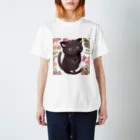 kakuzatoの猫の黒ちゃん スタンダードTシャツ