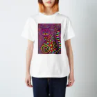 Psychedelic Works🌈🧠のRainbow cat Regular Fit T-Shirt