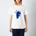 Future Starry Skyの黒猫 Regular Fit T-Shirt