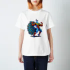 Sukombuの筋肉質すぎるクジャクは芸術である Regular Fit T-Shirt