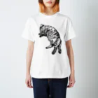 エンドロッコのお店のぴーすふるスリープbyねこ Regular Fit T-Shirt