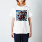 AQUAMETAVERSEのフライングバイク　Tomoe bb 2712 Regular Fit T-Shirt