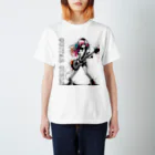 PALA's SHOP　cool、シュール、古風、和風、のGUITAR GIRLS1 Regular Fit T-Shirt