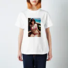 AI美女グラビアアートのAI美女グラビア6 スタンダードTシャツ