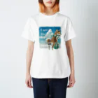 minchの夏、柴、海。A Regular Fit T-Shirt