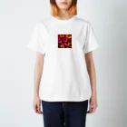 オンラインショップイエローリーフの色鮮やかな花 Regular Fit T-Shirt
