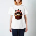 チョコレートモンスターのカップケーキねこ Regular Fit T-Shirt