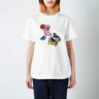 やまだあんずのぶたくん　バスケ　カラーver. スタンダードTシャツ