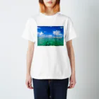 mizuphoto galleryのLife is short, so laugh heartily, love deeply. Regular Fit T-Shirt