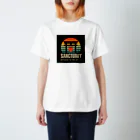 クリチコッチのレトロデザインの鳥居 Regular Fit T-Shirt