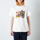 Free love,Freedom のカエルくんの"一所懸命"屋台 Regular Fit T-Shirt